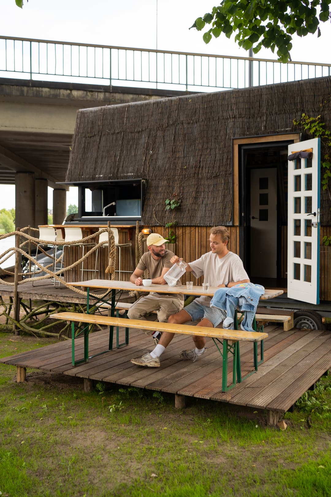 Stadscamping Overboord