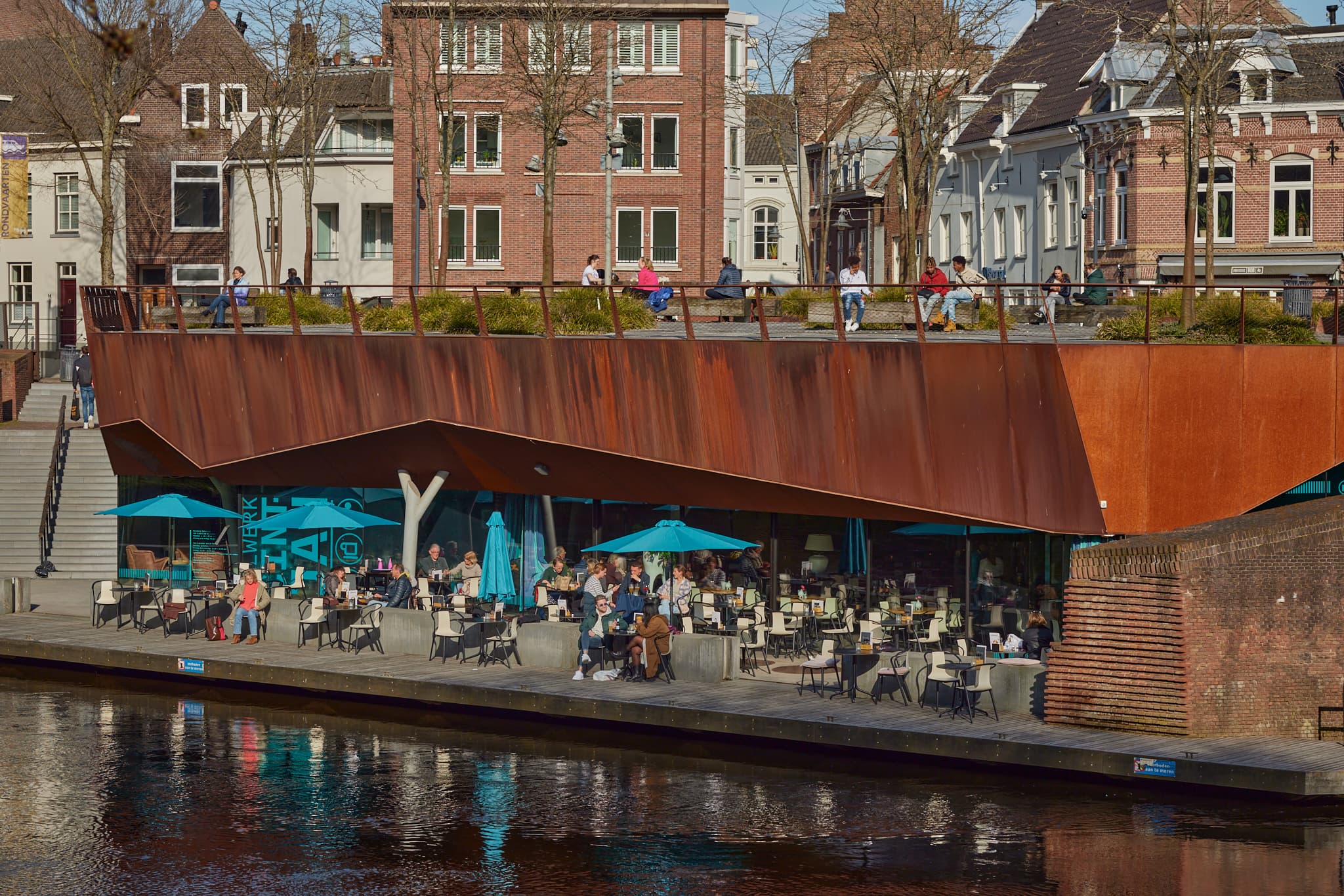 Bolwerk Den Bosch Terras aan het water